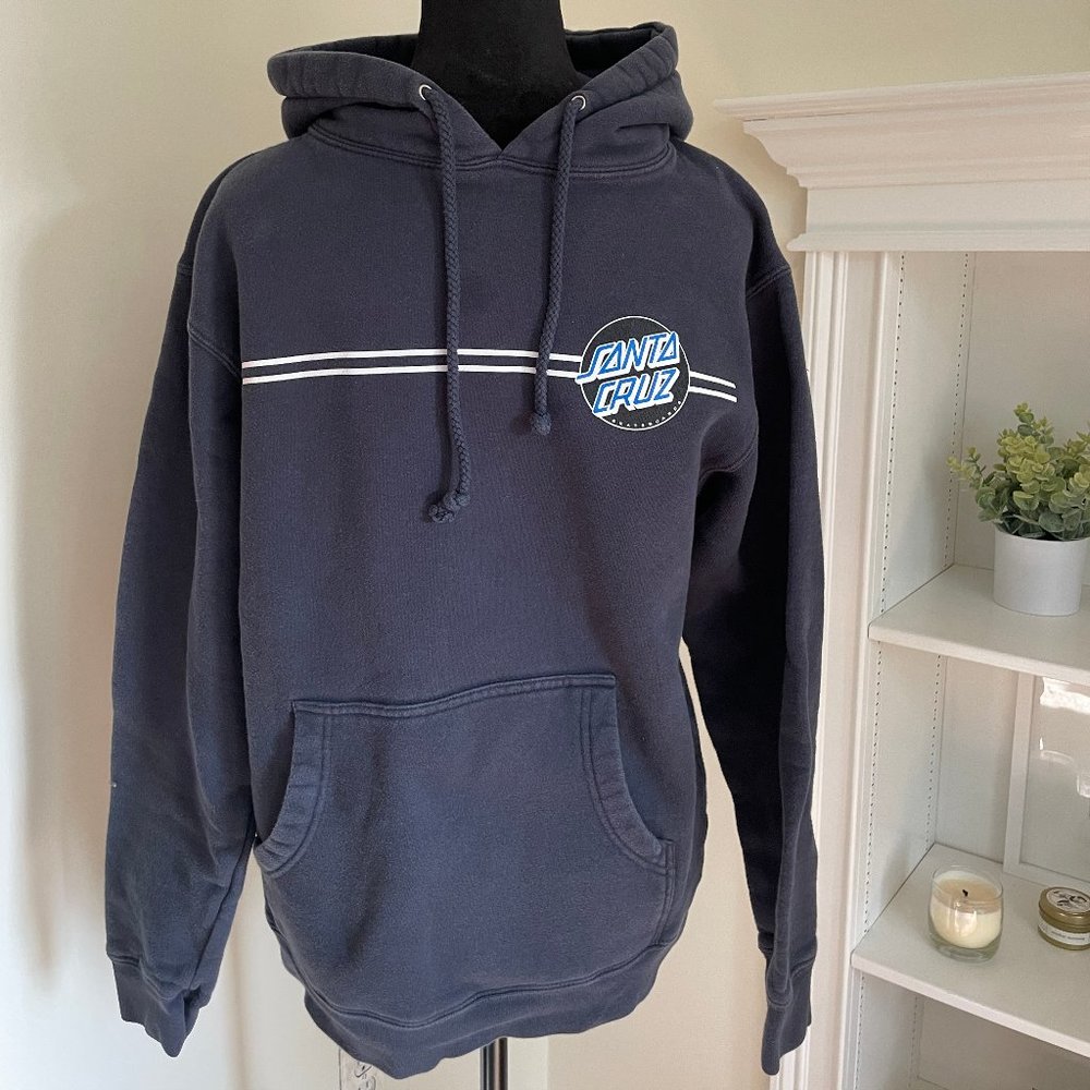 Santa Cruz Men's Navy Hoodie, Size S